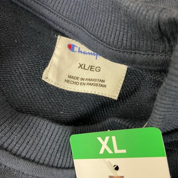 Champion Nany Blue Crewneck Sweatshirt XL NWT - Picture 5 of 6